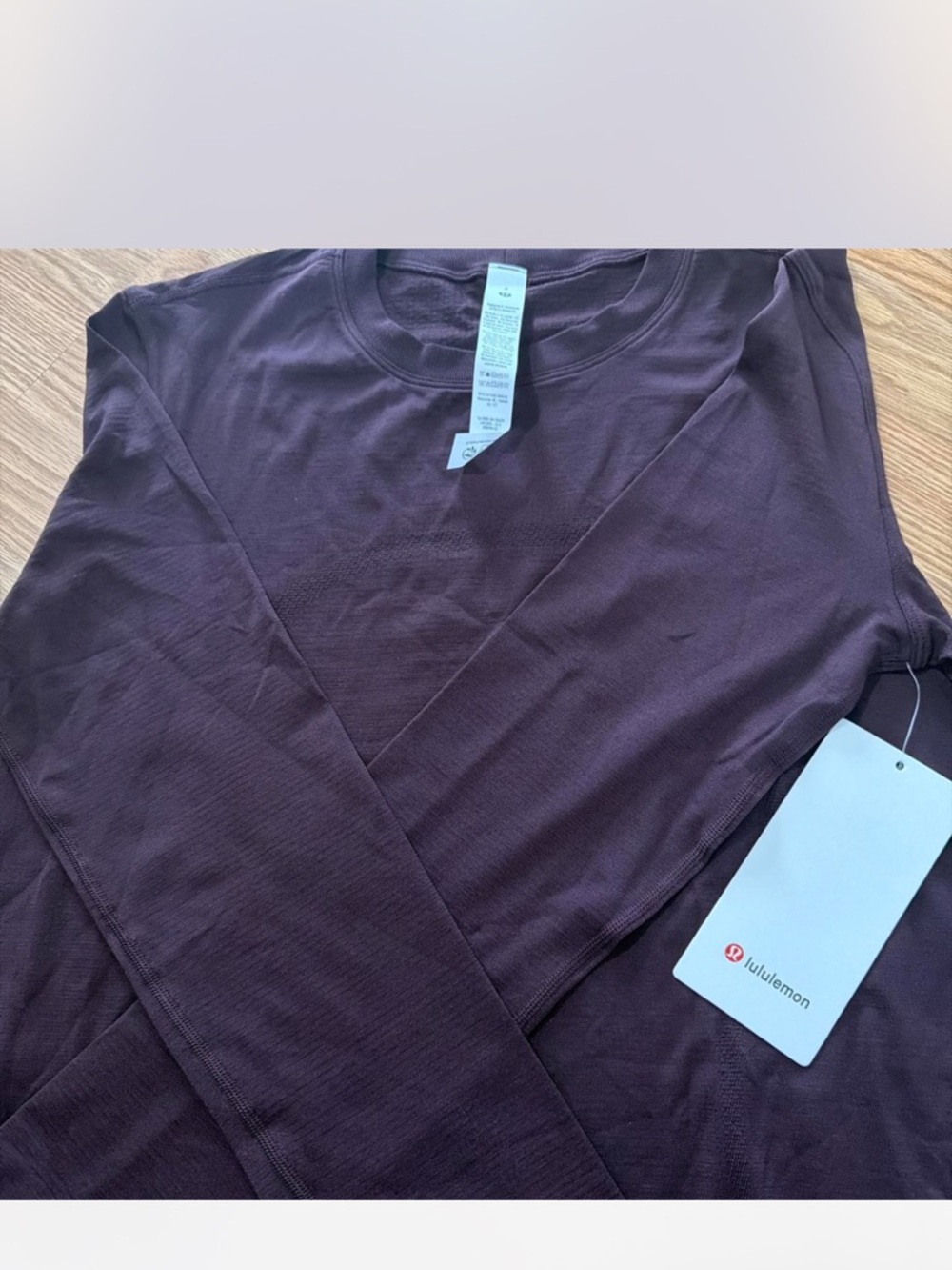 lululemon athletica Crew Neck Top - Deep Plum